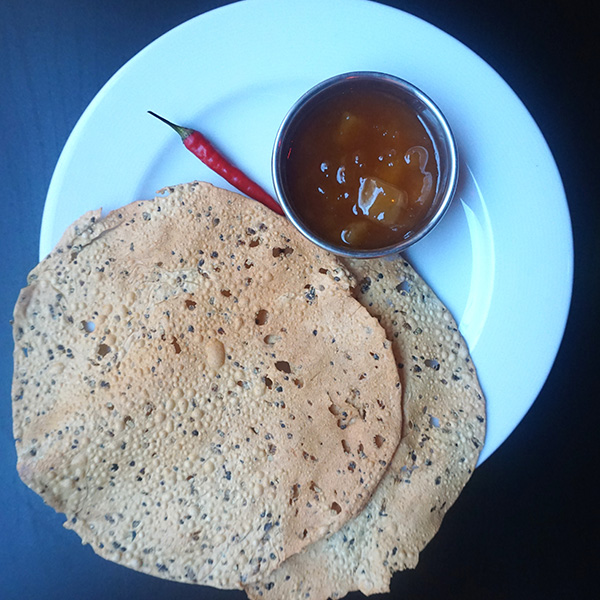 Spicy Papadam (2 pieces) (A12)